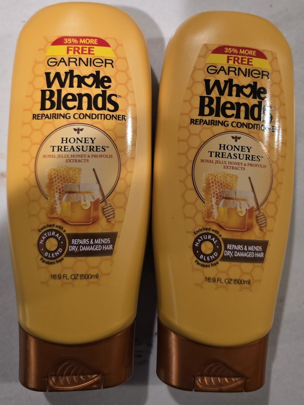 Garnier Whole Blends Honey Treasures Repairing Conditioner (Two BOTTLES)